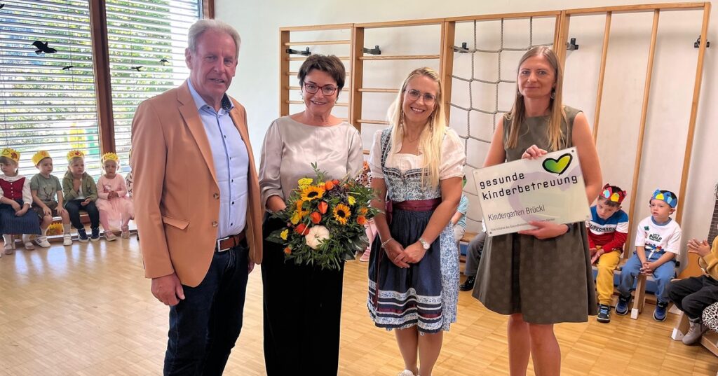 „Gesunde Kinderbetreuung“: Kindergarten Brückl setzt auf „Rundum fit“